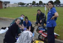 Trauma simulation has students ready for medical world