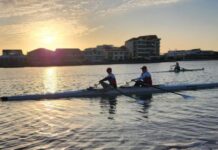 Goolwa rowers at West Lakes