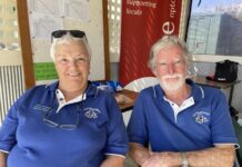 Croquet action at Victor