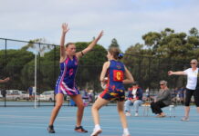 More netball action