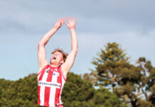 League footy at Victor