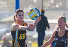 Netball action – Yankalilla vs Goolwa