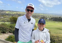 Golfers at McCracken