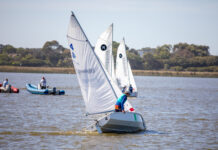 Investigator sailors in action