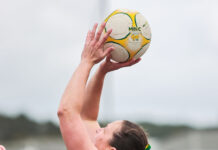 Netball action in 2025