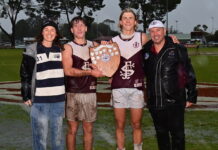 Jaimi presents her father’s Shield