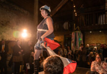 Recycled runway comes to life