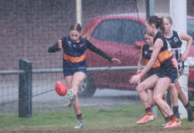 Girls brave the cold in last minor round