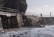 Works to temporarily fix Second Valley causeway underway