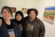 Ngunawal artist, Kristal Matthews, exhibits in Canberra