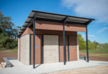 Clayton Bay toilets completed