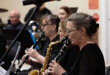 Wind band brings Christmas spirit