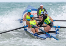 Surf boat trials in Victor Harbor