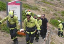 Woman rescued from water at Petrel Cove