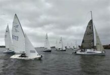 Rig up for Clayton Bay Rat Race Regatta