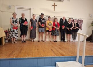 A fashion parade with a difference